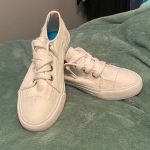 White slip on sneakers!